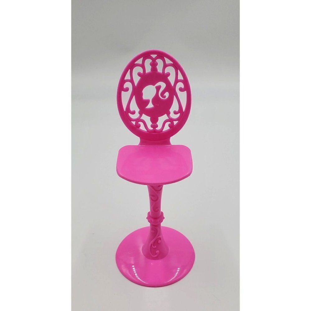 Mattel Barbie Dollhouse Furniture Pink Bar Stool
